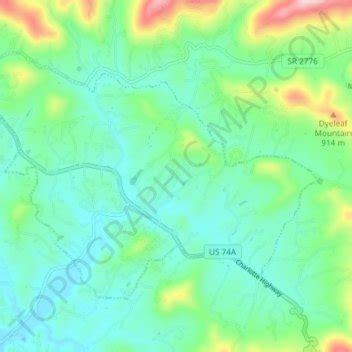 Fairview topographic map, elevation, terrain.